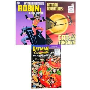 Batman Adventures Robin Catwoman Batman Gotham Calendar Daze Graphic Novels Lot